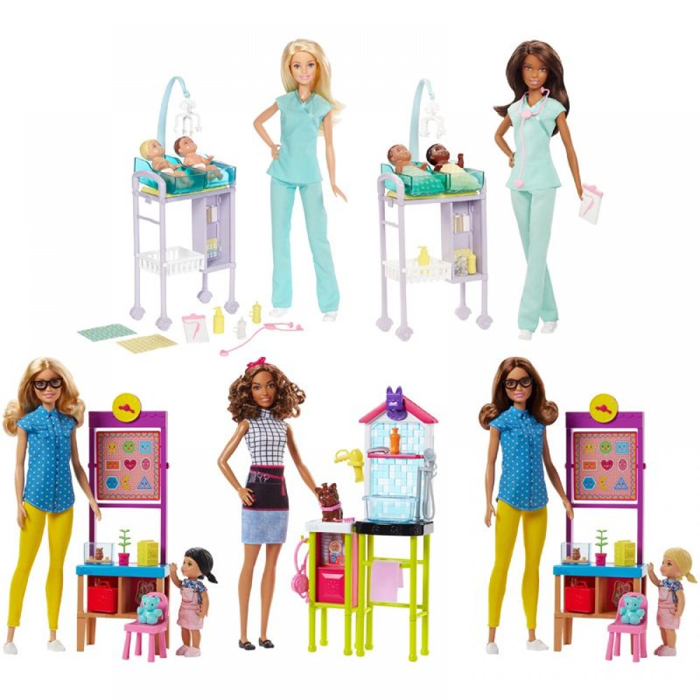 Παιχνιδολαμπάδα Barbie Σετ Επαγγέλματα (Διάφορα σχέδια) (DHB63)
