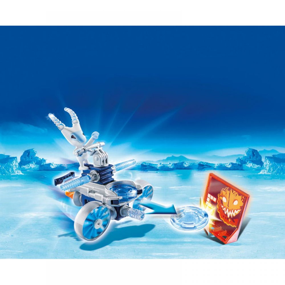 Playmobil Action Icefighter Με Εκτοξευτή Δίσκων (6832)