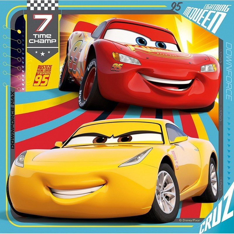 Ravensburger Παιδικό Puzzle Cars Legends of the Track 147 τμχ. (08015)