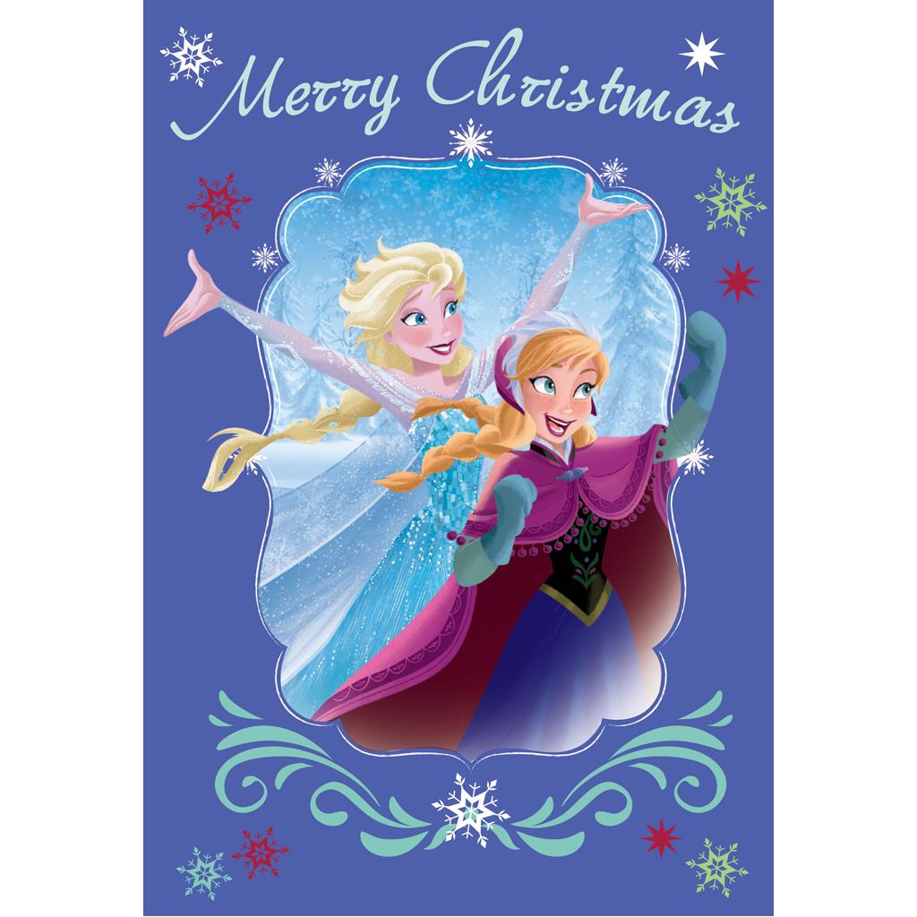 Κάρτα Χριστουγέννων Frozen 3σχ