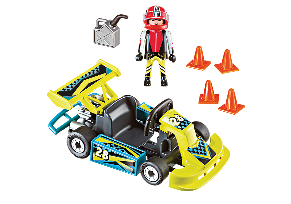 Playmobil Action Βαλιτσάκι Go-Kart