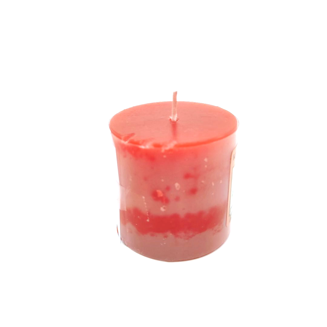 Κερί Κολώνα Aρωματικό Φράουλα 5x5cm