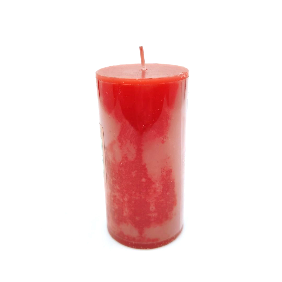 Κερί Κολώνα Aρωματικό Φράουλα 5x10cm