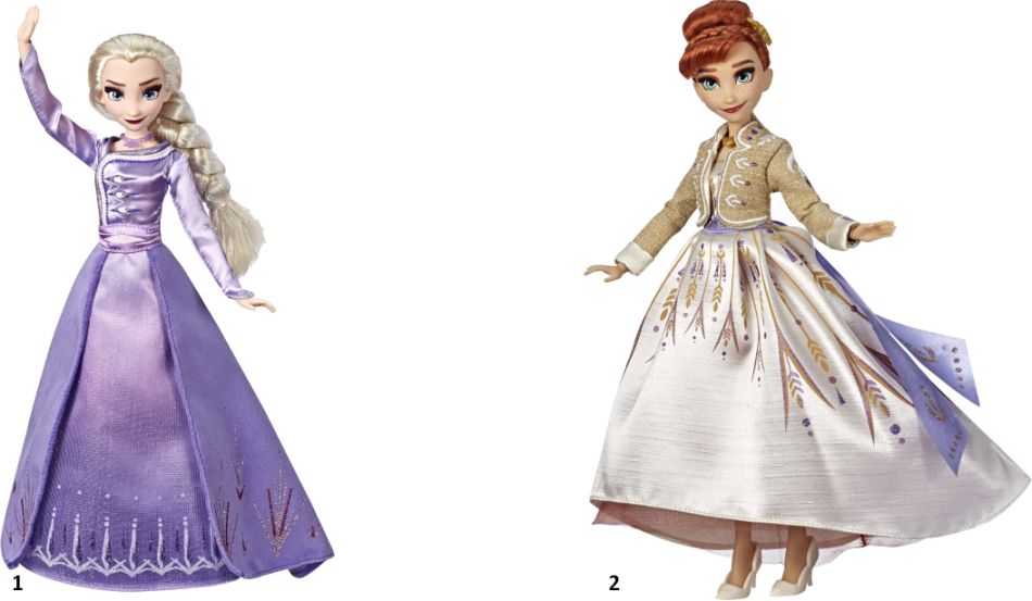 Hasbro Disney Frozen II Deluxe Fashion-2 Σχέδια