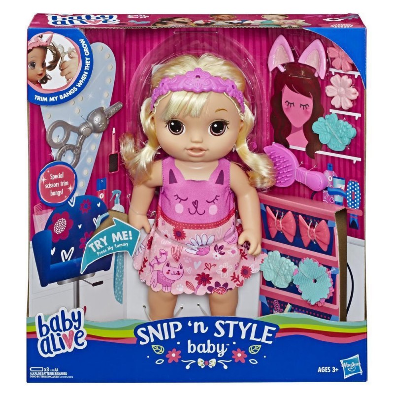 Hasbro Baby Alive Snip N Style Μαγικό Ψαλίδι