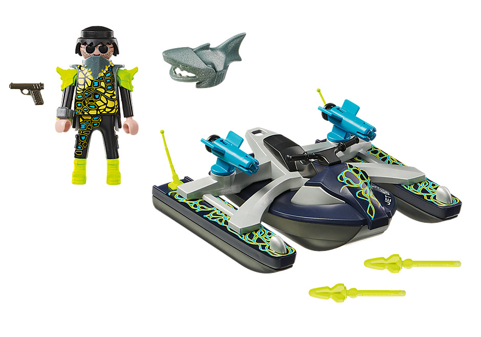 Playmobil Aqua Scooter Της Shark Team