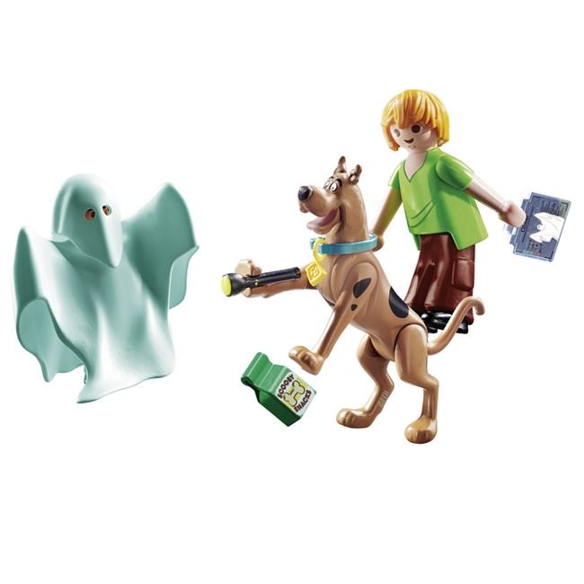 Playmobil Scooby-Doo Ο Σκούμπι Και Ο Σάγκι Με Ένα Φάντασμα
