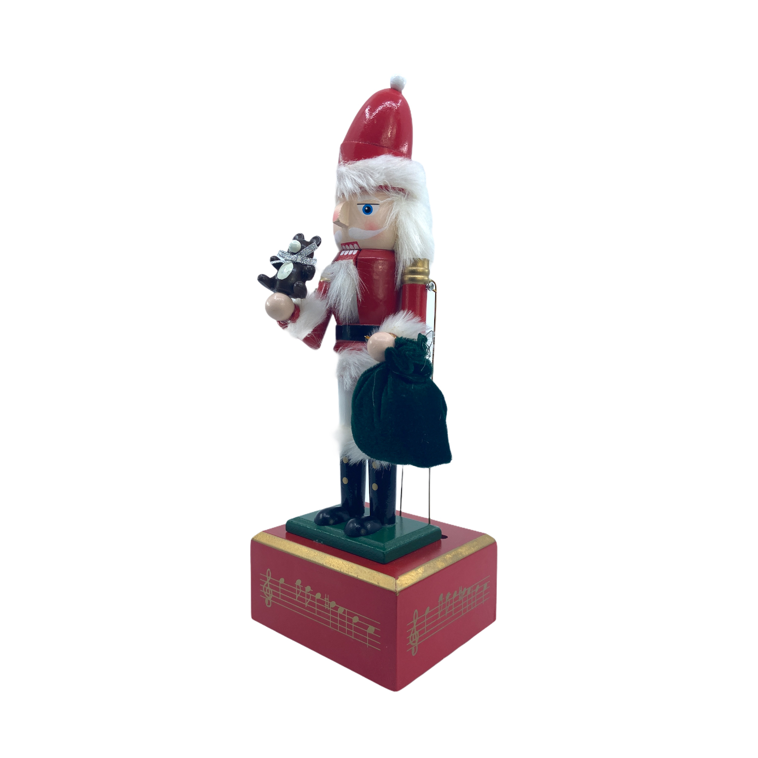 Χριστουγεννιάτικος Διακοσμητικός Στρατιώτης/Χιονάνθρωπος Κουρδιστός Μουσική-Κίνηση 30cm