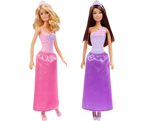 Barbie Πριγκιπικό Φόρεμα 2 Σχέδια DMM06