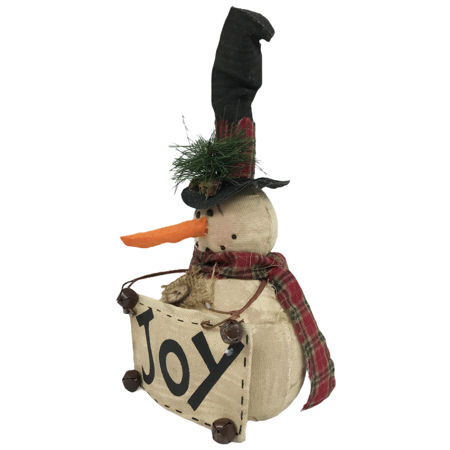 Χριστουγεννιάτικη Διακοσμητική Φιγούρα Χιονάνθρωπος Joy 13x10x29cm
