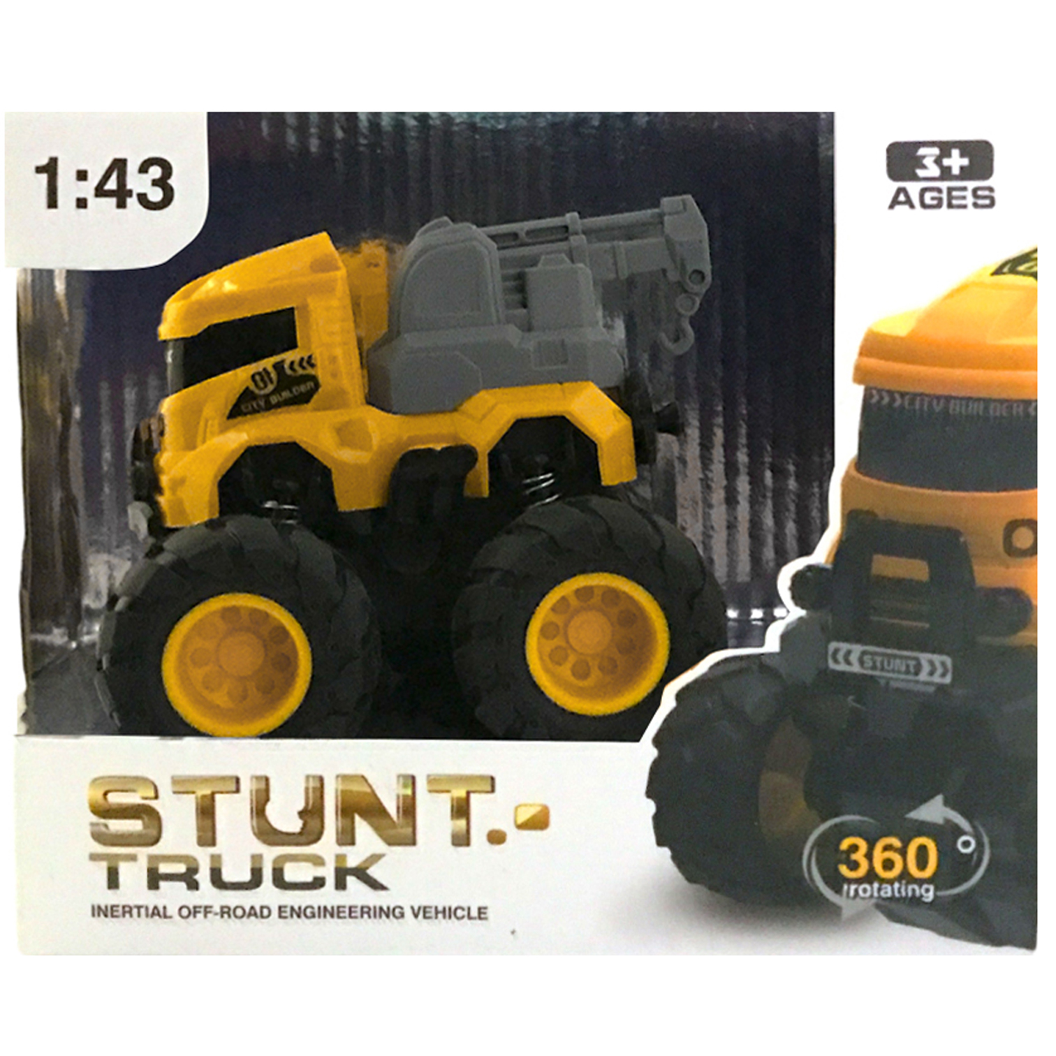 Mini Δομικα Οχήματα Stunt Truck 1:43 4ΣΧΔ