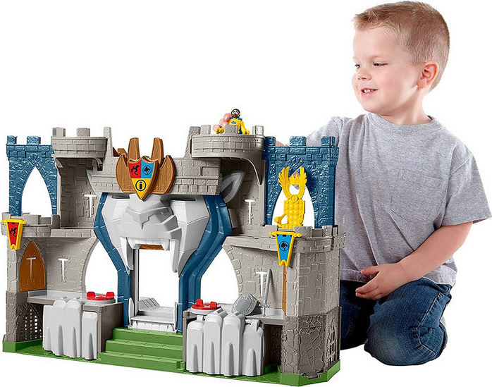 Mattel Imaginext Ιππότες - Ιπποτικό Κάστρο Με Φιγούρες Και Αξεσουάρ