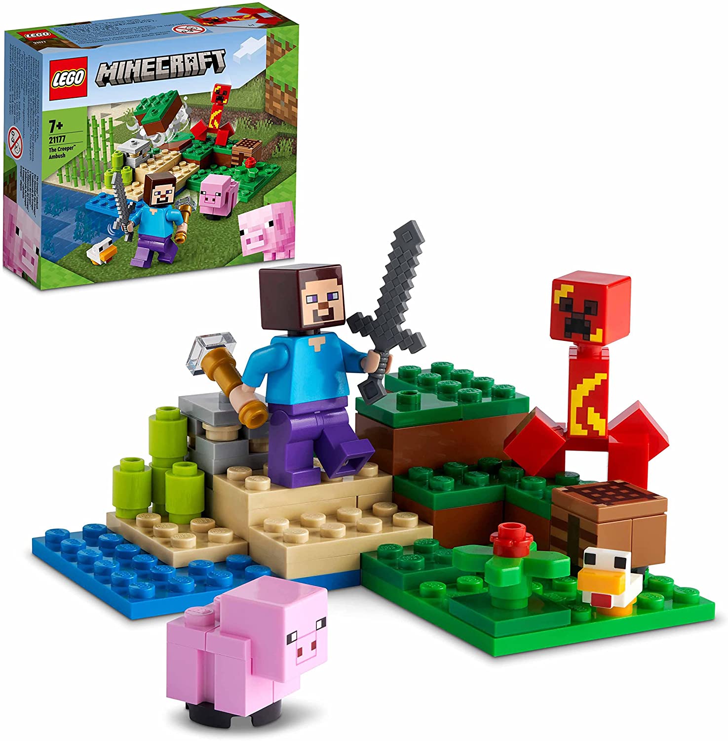 Lego Minecraft Η Ενέδρα Του Creeper (21177)