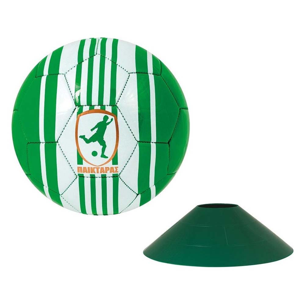 Παικταράς Πράσινος Με Δερμάτινη Μπάλα Και 4 Κώνους (1500-15758)