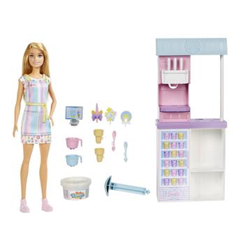 Mattel Barbie - Εργαστήριο Παγωτού (Hcn46)