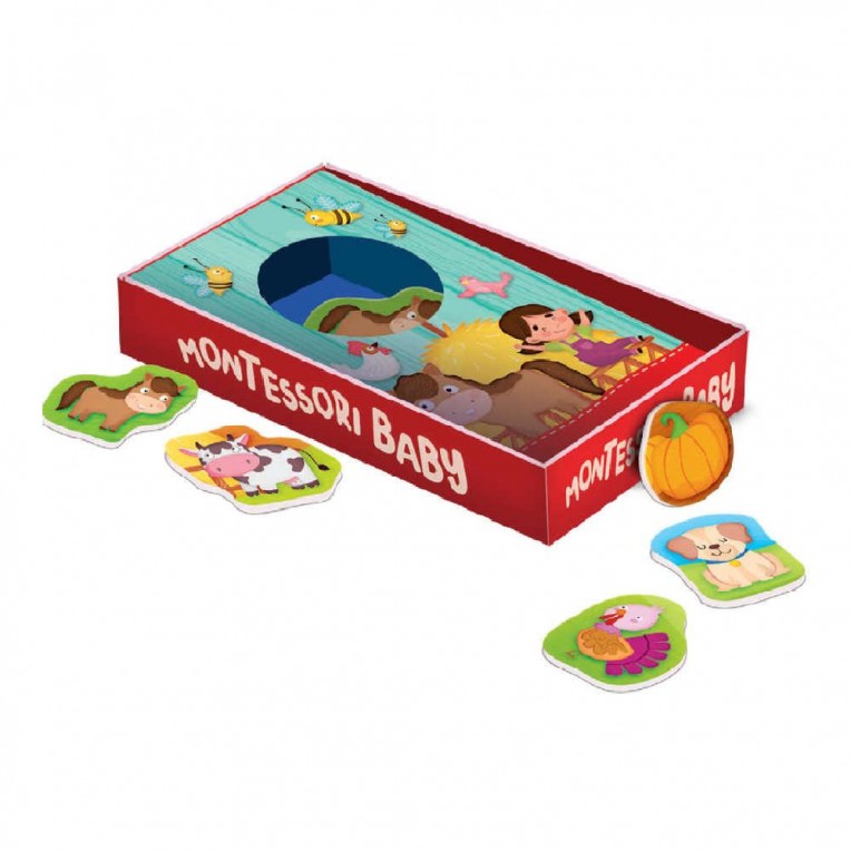 Εκπαιδευτικό Montessori Baby Box Φάρμα (92741)