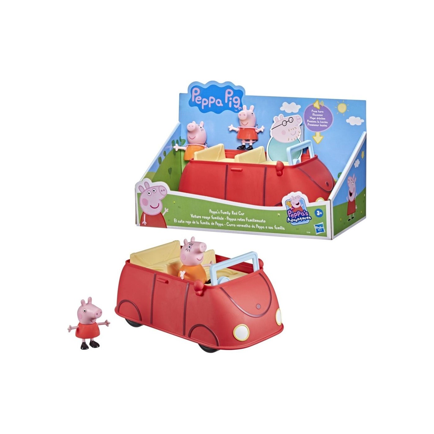 Παιχνιδολαμπάδα Hasbro Peppa Pig Peppas Family Red Car (F21845lo)