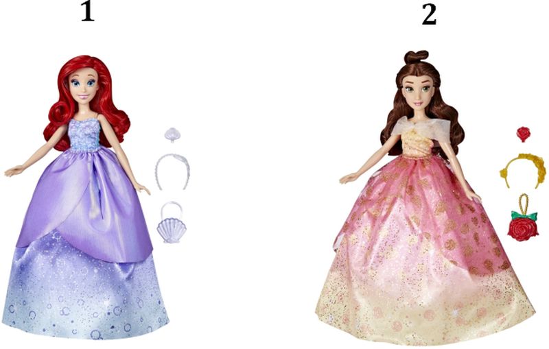 Disney Princess Princess Life Fashion Doll-2 Σχέδια (Dpf4455)