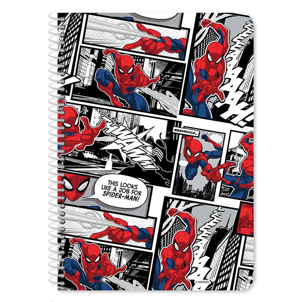 Τετράδιο Σπιράλ Α4 2Θ 60Φ Spiderman 2 Σχέδια (000506005)