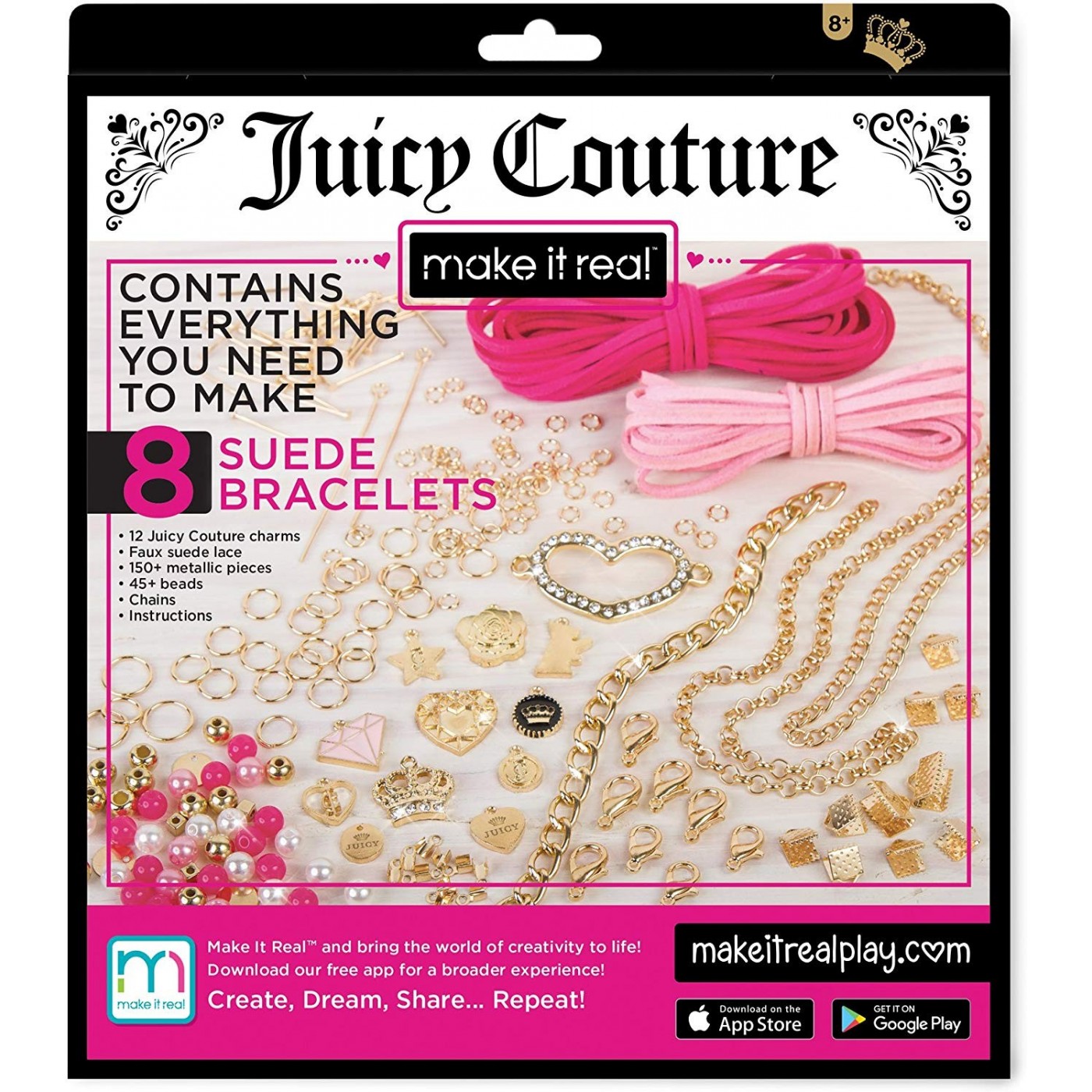 Make it Real Juicy Couture Sweet Suede Bracelets (4401)