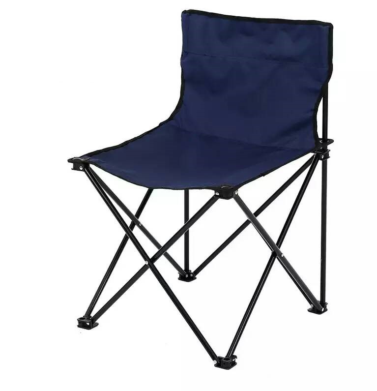 Καρέκλα Camping Πτυσσόμενη Μεταλλική Σε 4 Χρώμτα 44x44x30cm