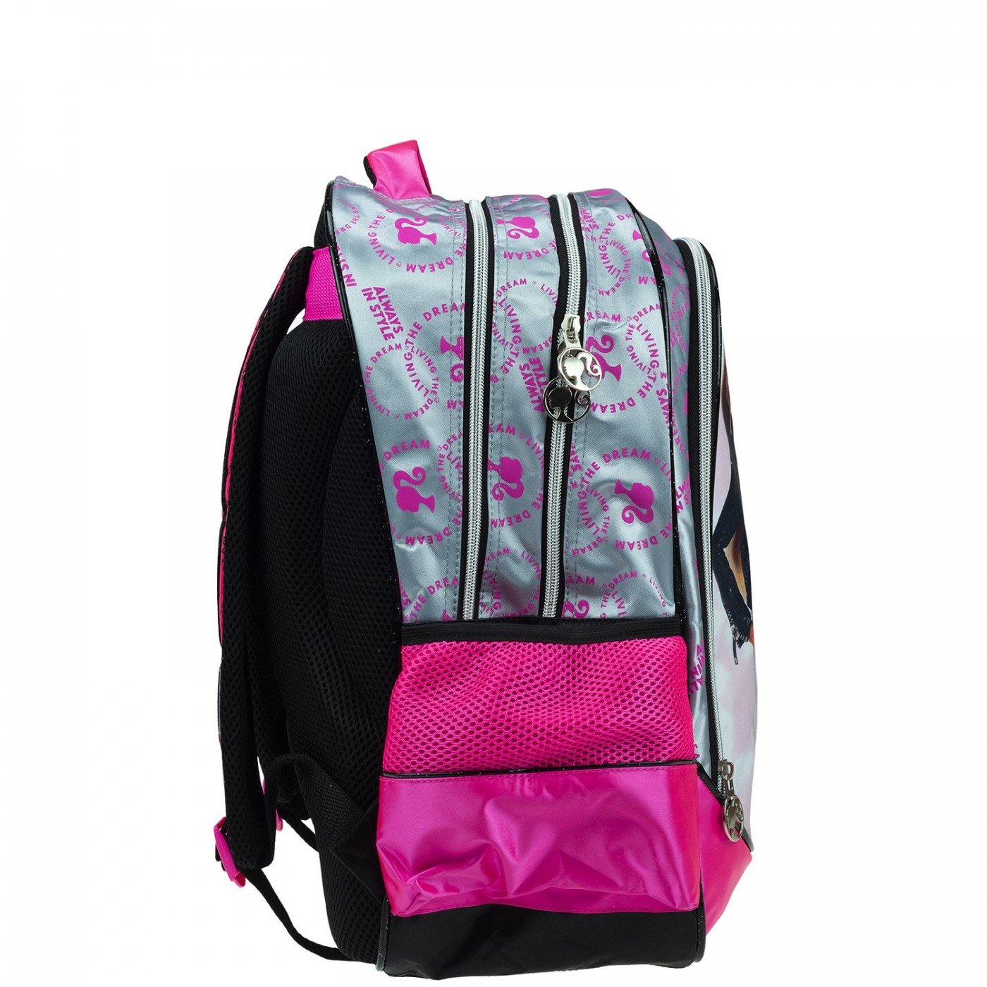 Gim Τσάντα Δημοτικού Οβάλ Barbie Trend Flash (349-71031)