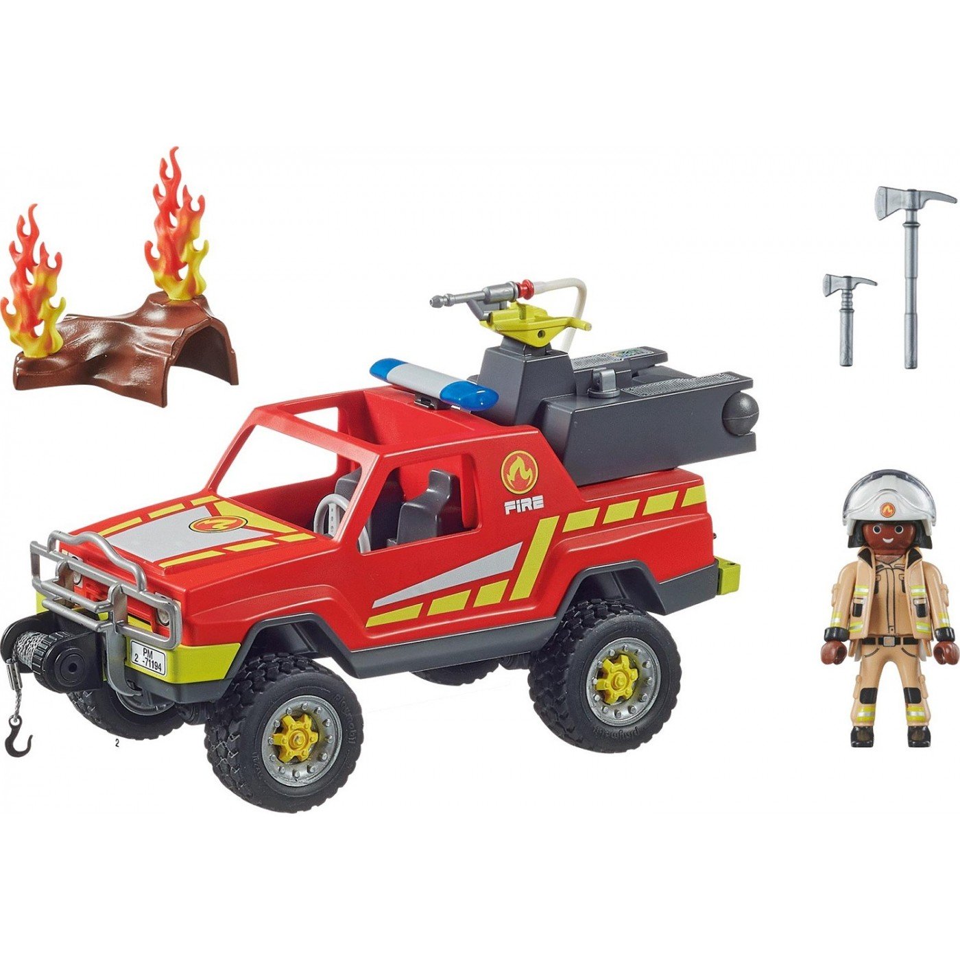 Playmobil City Action Πυροσβεστικό Όχημα Υποστήριξης (71194)