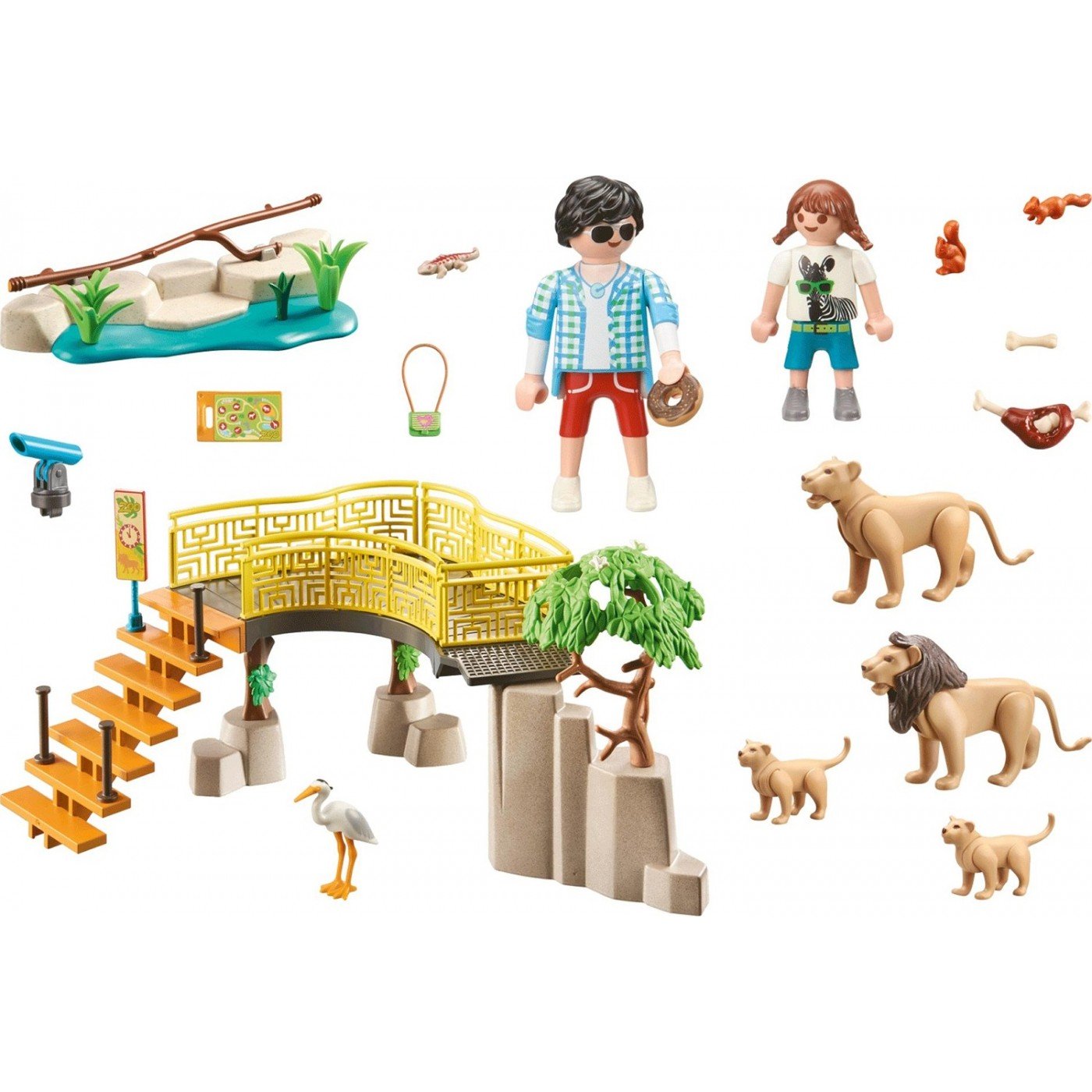 Playmobil Family Fun Οικογένεια Λιονταριών (71192)