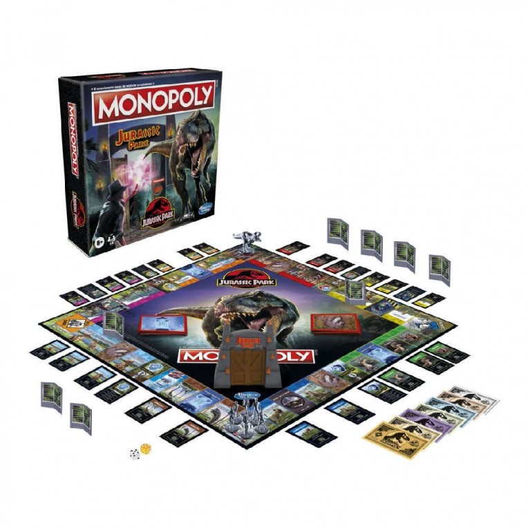 Επιτραπέζιο Monopoly Jurassic Park Edition (F1662)