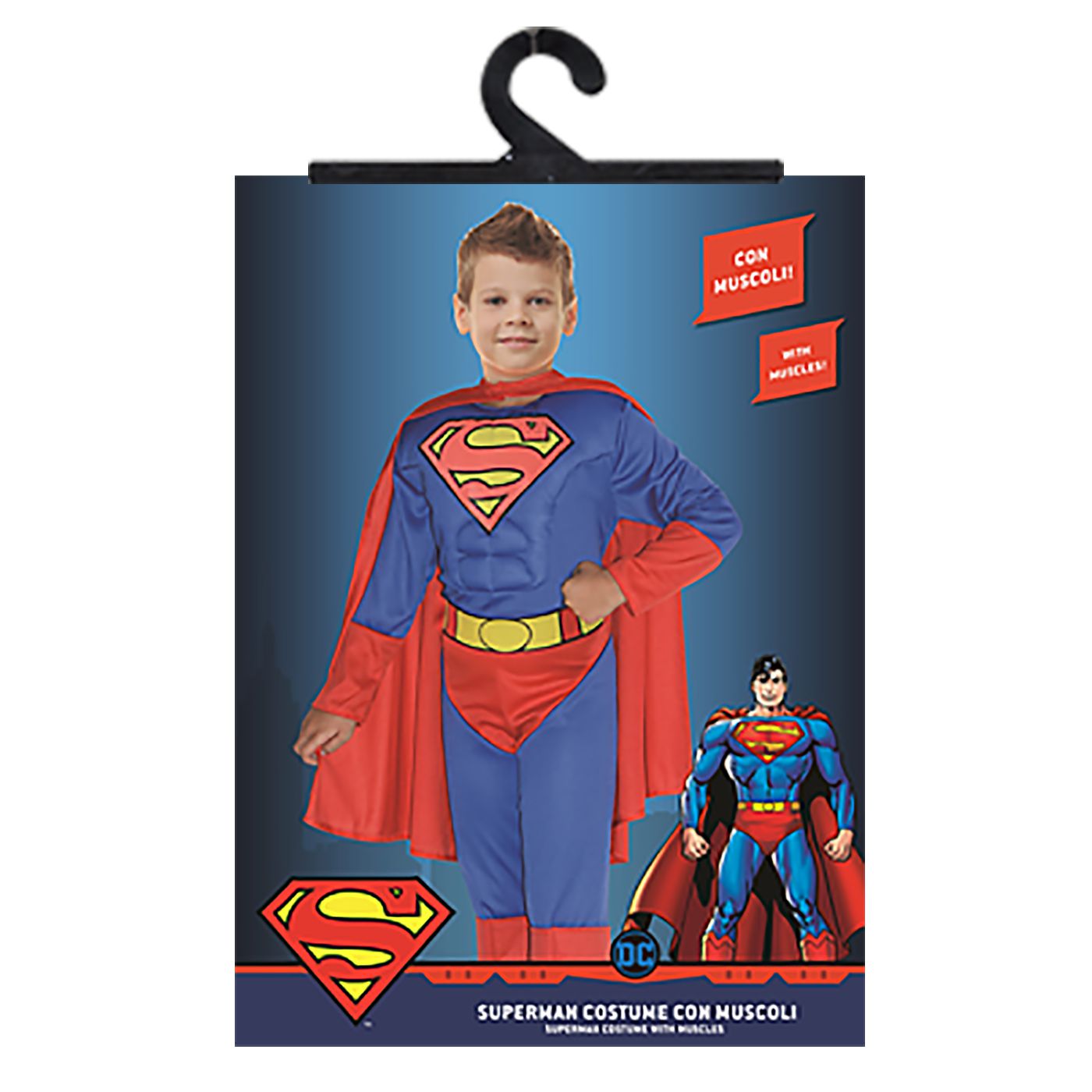Στολή Superman Deluxe Παιδική  (4-6)