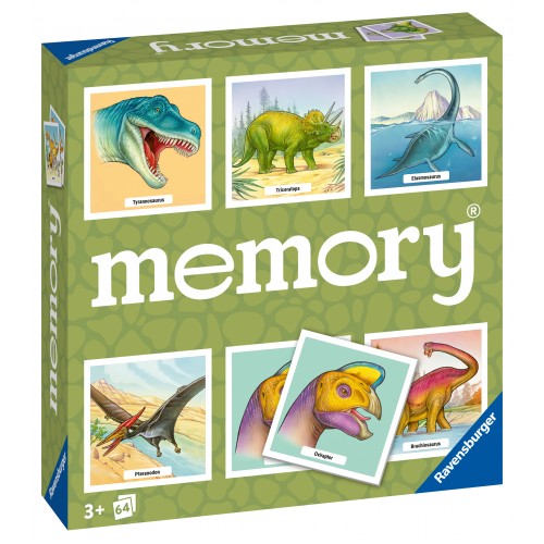 Ravensburger Επιτραπέζιο Μνήμης Memory Δεινόσαυροι (20924)