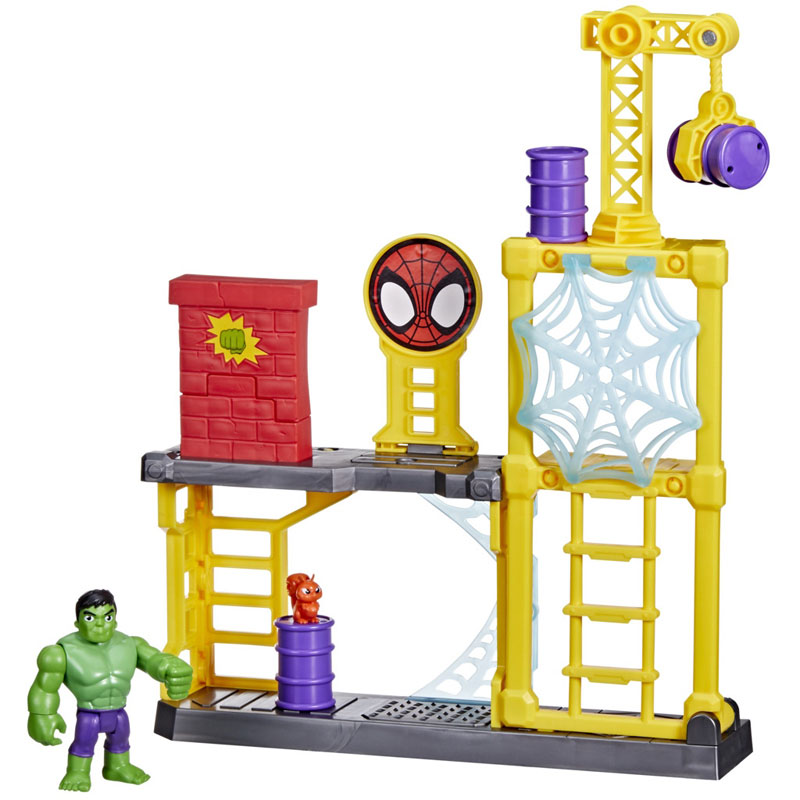 Hasbro Marvel Spidey And His Amazing Friends Hulks Smash Yard (F3717)
