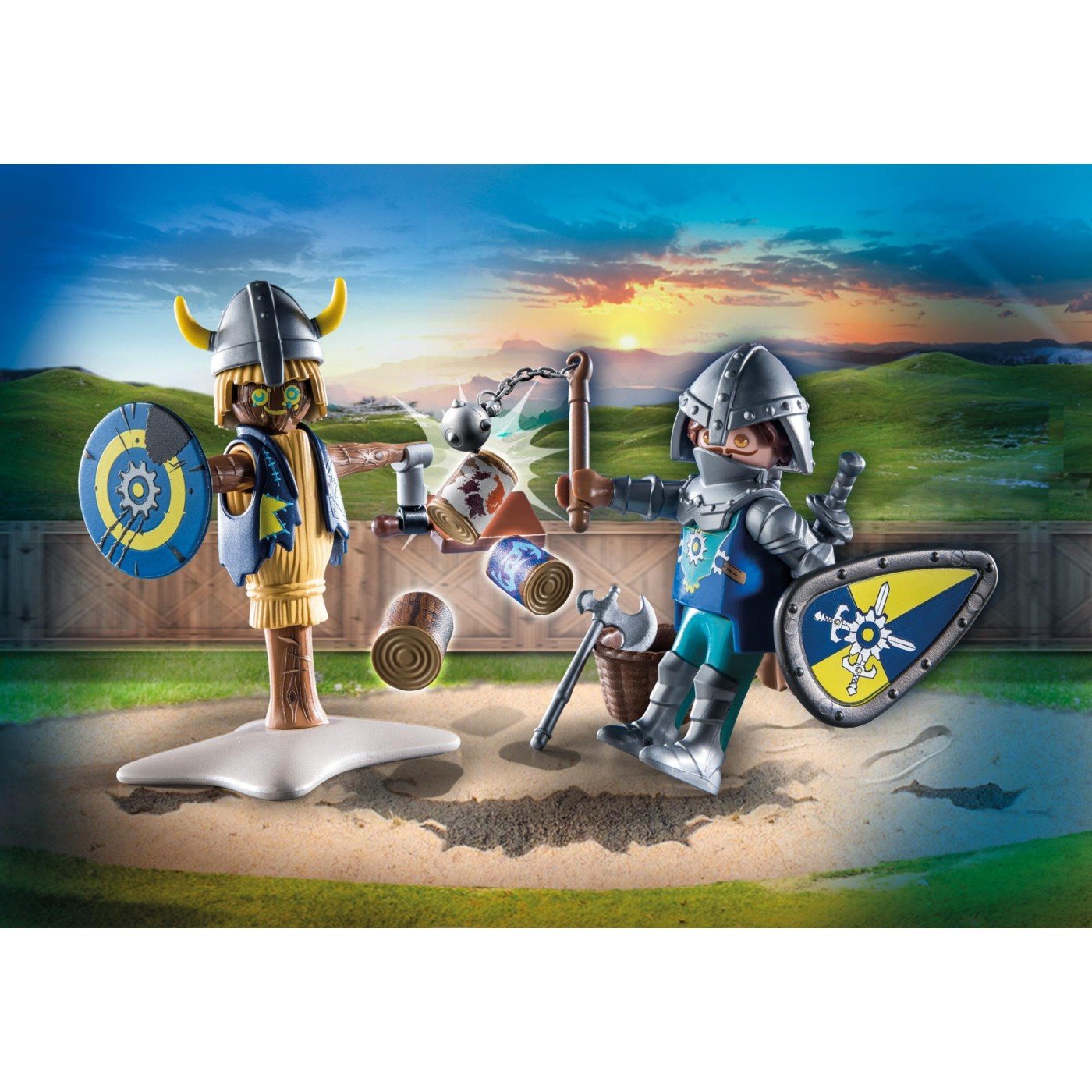 Playmobil Novelmore Ιππότης Και Σκιάχτρο (71214)