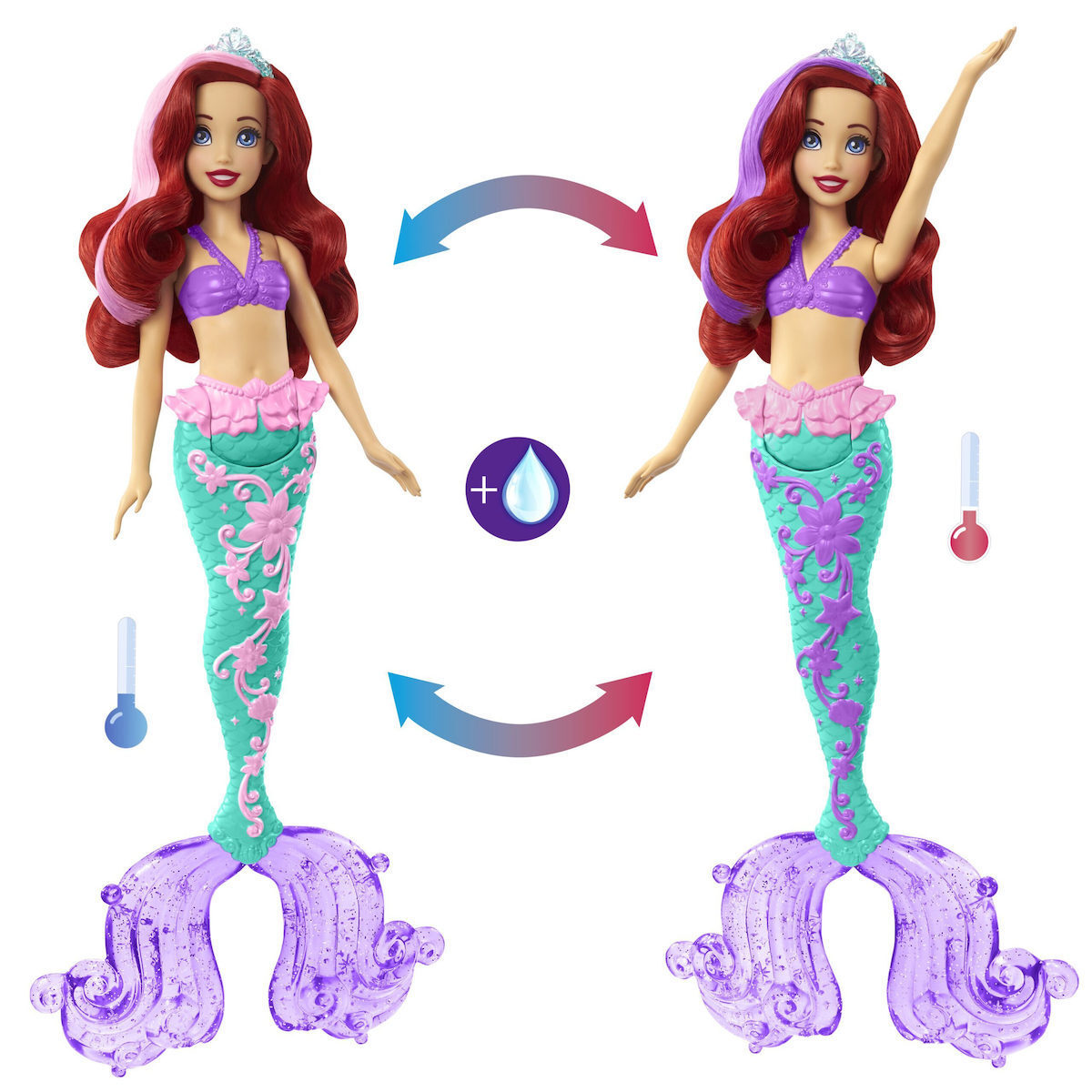 Mattel Κούκλα Disney Princess Ariel (HLW00)