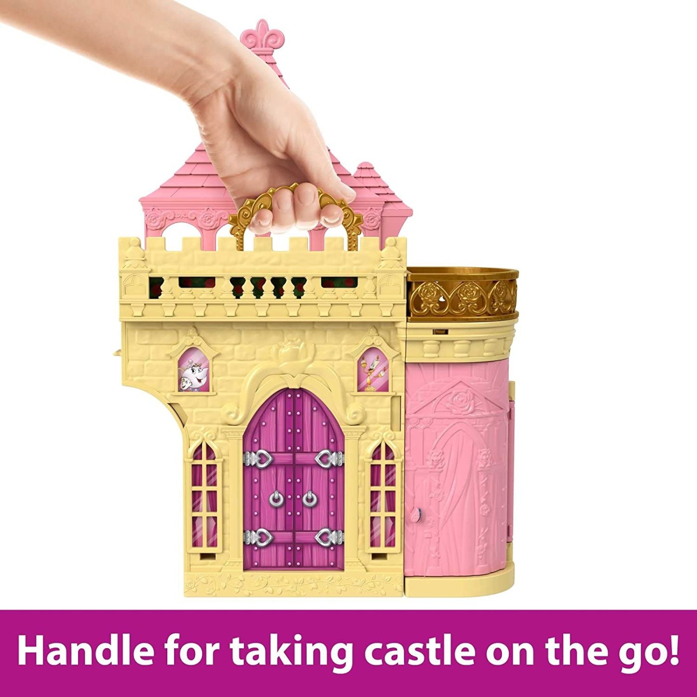 Mattel Disney Princess Μινι Κούκλες- Το Παλάτι Της Πεντάμορφης (HLW94)