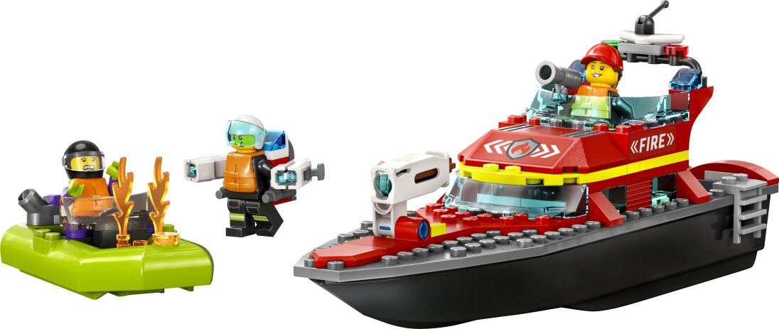 Lego City Fire Rescue Boat (60373)