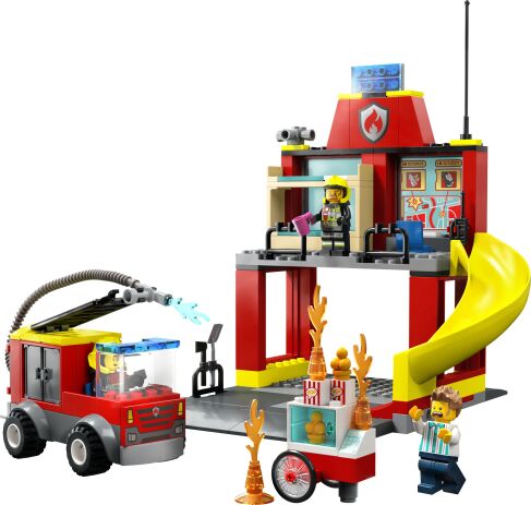 Lego City Fire Station And Fire Truck (60375)