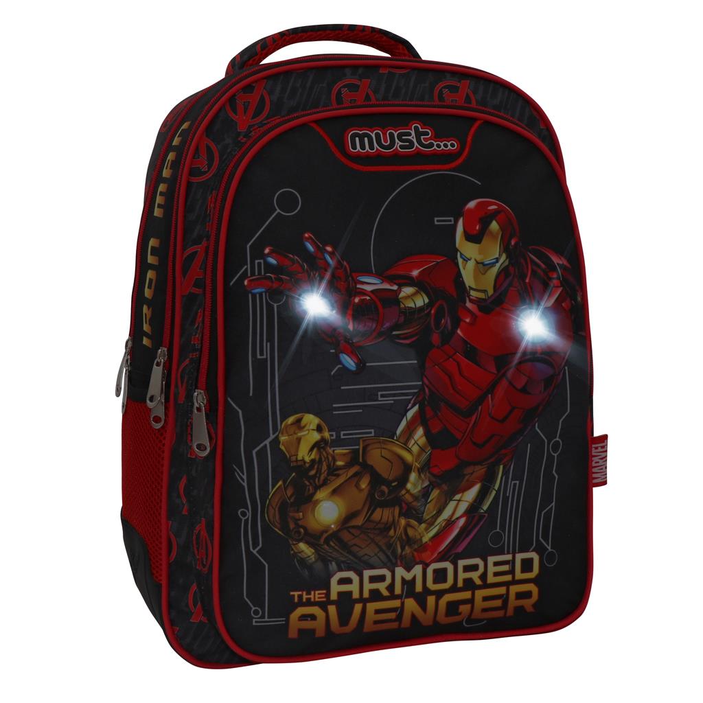 Must Σχολική Τσάντα Πλάτης Δημοτικού Avengers Iron Man 3 Θήκες (000506084)