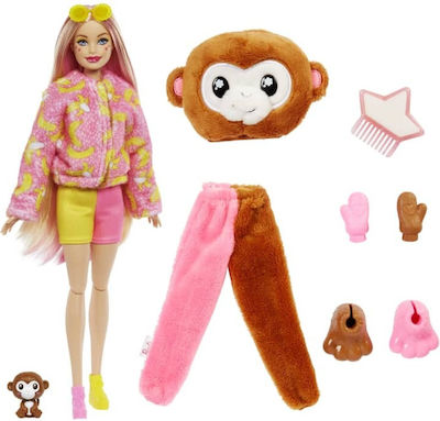 Mattel Barbie Cutie Reveal Ζωάκια Ζούγκλας - Μαϊμουδάκι (HKR01)