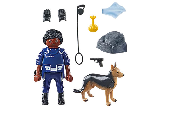 Playmobil City Action - Αστυνομικός Με Σκύλο-Ανιχνευτή (71162)