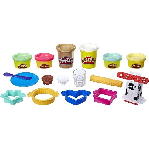 Hasbro Play-Doh Kitchen Creations Silly Snacks Milk n Cookies Set (E5112/E5471)
