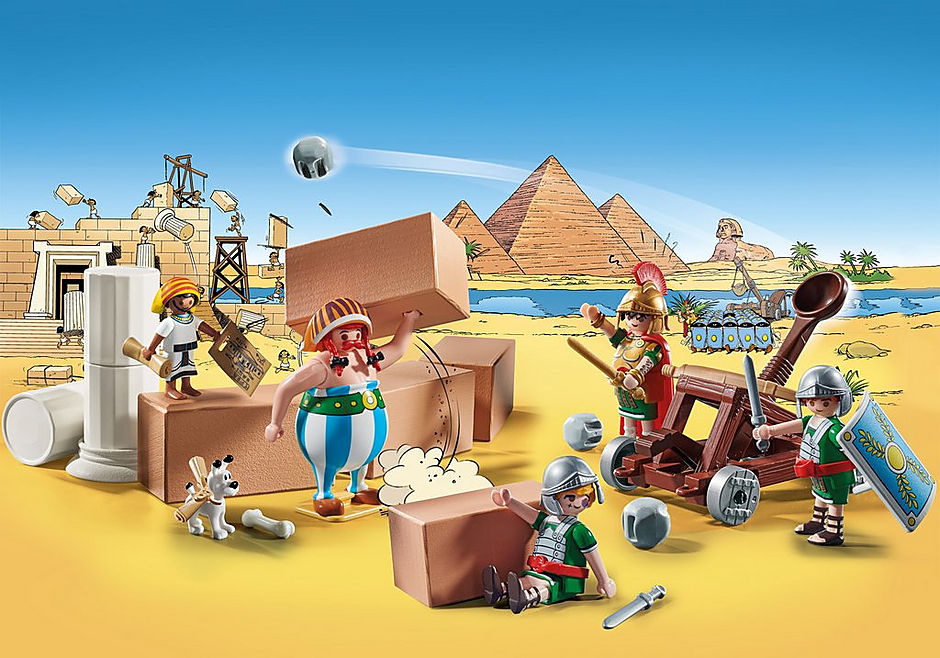 Playmobil Asterix Ο Νουμερομπίς και η κατασκευή του Παλατιού (71268)