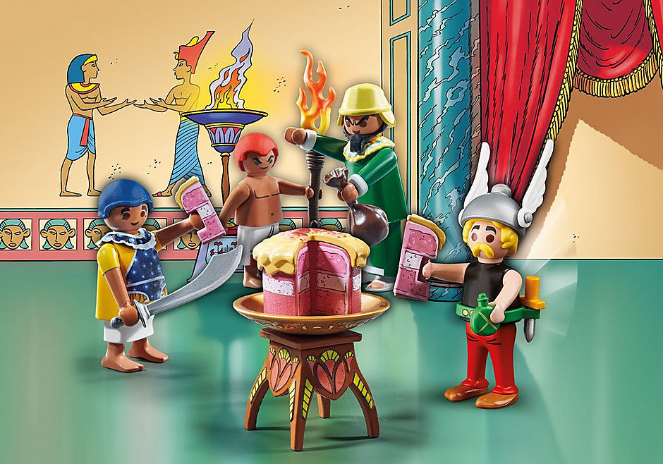 Playmobil Asterix Η δηλητηριασμένη τούρτα του Πυραμιδονίς (71269)