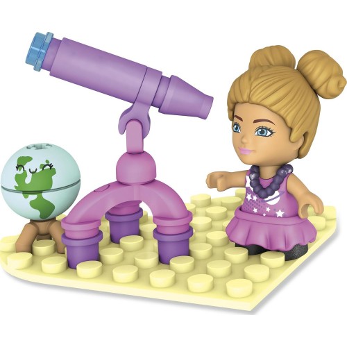 Mattel Mega Blocks Barbie Φιγούρες Με Αξεσουάρ - Αστρονόμος (GWR21/GWR22)