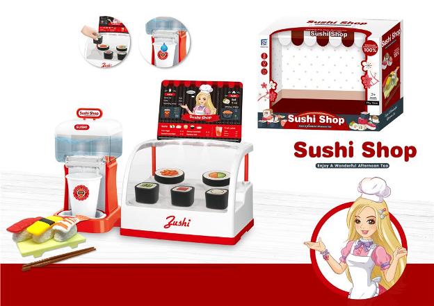 Παιχνίδι Sushi Shop Με Φαγητό, Ήχο & Φως 35x18x27cm