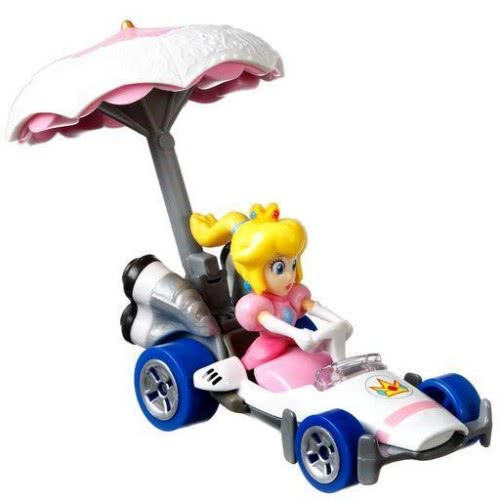 Mattel Diecast Hot Wheels Mario Kart Princess Peach Με Ανεμόπτερο (GVD30/GVD36)