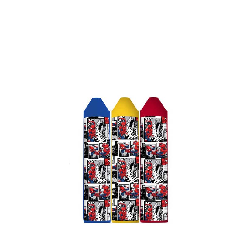 Μπλοκ Χρωματισμού με Αυτοκόλλητα και 3 Κηρομπογιές Spiderman 40φ. (000508155)