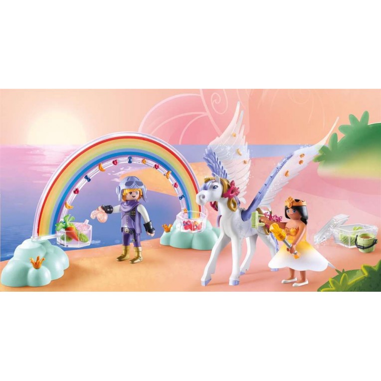 Playmobil Princess Magic Πήγασος και Πριγκίπισσες Του Ουράνιου Τόξου (71361)