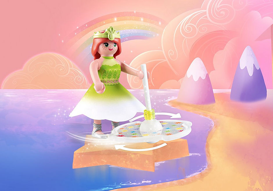 Playmobil Princess Magic Πριγκίπισσα του Ουράνιου Τόξου με σβούρα (71364)