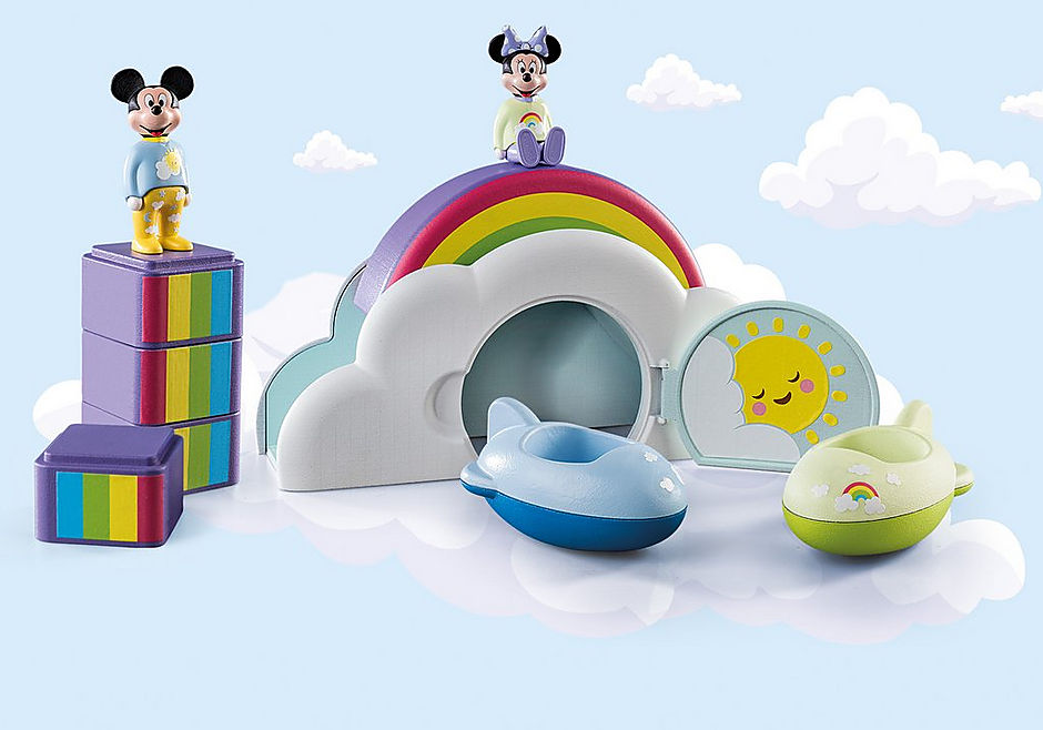 Playmobil 1.2.3 Διασκέδαση στα σύννεφα με τον Μίκυ και τη Μίνι Μάους (71319)